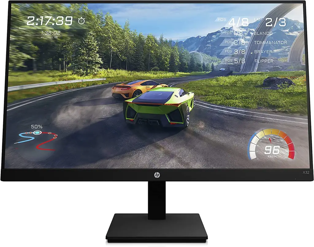 Amazon link leading to the HP x32 (Best budget 32-inch 1440p 144hz monitor) page